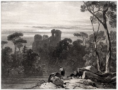Zamek Bothwell, 1826 r. autorstwa Richard Parkes Bonington