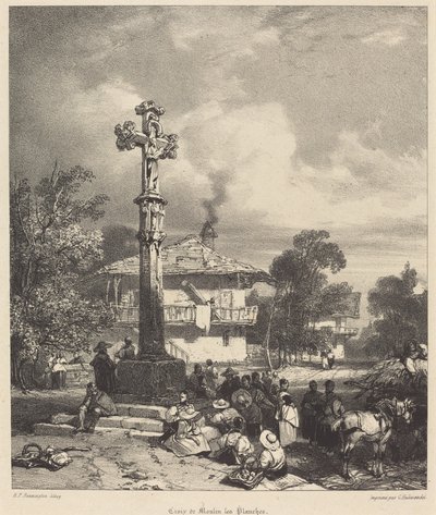 Krzyż Moulin-les-Planches autorstwa Richard Parkes Bonington