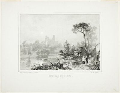 Zamek Doune autorstwa Richard Parkes Bonington