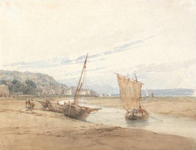 W pobliżu Honfleur autorstwa Richard Parkes Bonington