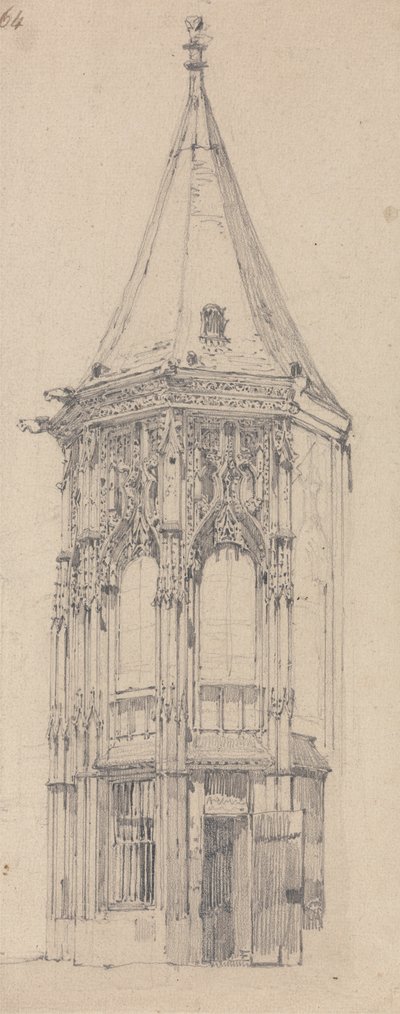 Gmach sądu, Rouen autorstwa Richard Parkes Bonington