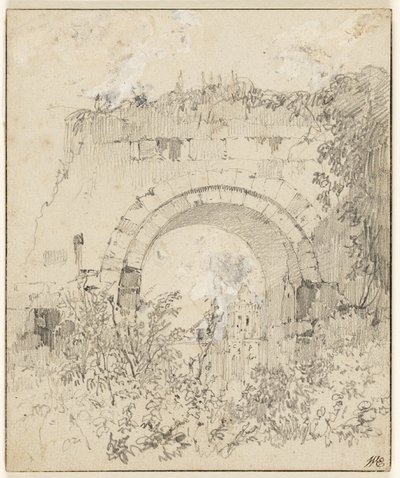 Ruiny Bramy autorstwa Richard Parkes Bonington
