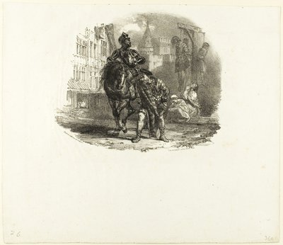Powieszony autorstwa Richard Parkes Bonington