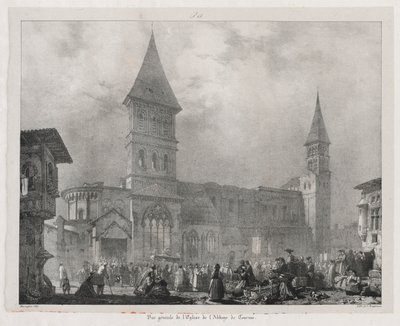 Malownicze i romantyczne podróże po starożytnej Francji, Franche-Comté..., 1825. autorstwa Richard Parkes Bonington