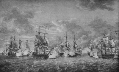 Bitwa pod Cap-Français, c1760 autorstwa Richard Paton