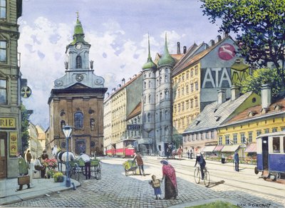 Kościół Kominiarzy, Wiedner Hauptstrasse, Wiedeń autorstwa Richard Pokorny