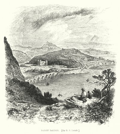 Most Banff (grawerowany) autorstwa Richard Principal (after) Leitch