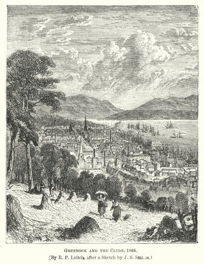 Greenock i Clyde autorstwa Richard Principal (after) Leitch