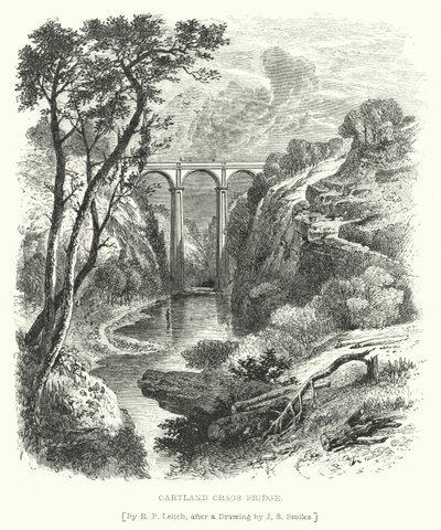 Most Cartland Crags autorstwa Richard Principal Leitch
