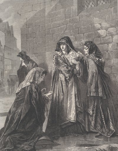 Lot królowej Jakuba II, z Illustrated London News, 3 sierpnia 1872 r. autorstwa Richard Principal Leitch