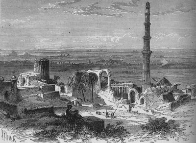 Widok w okolicach Delhi, ok. 1880 r. autorstwa Richard Principal Leitch