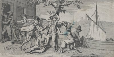 Va de Bon Coeur, Dedykowany Milordom Admiralicji Angielskiej przez członka Kongresu Amerykańskiego..., 1778. autorstwa Richard Purcell
