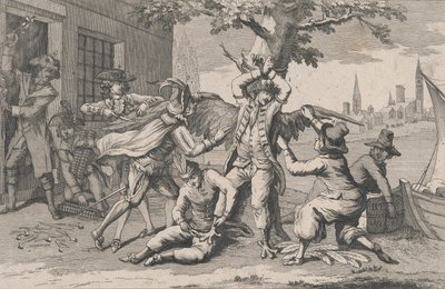 Va de Bon Coeur, Dedykowany Milordom Admiralicji Angielskiej przez członka Kongresu Amerykańskiego..., 1778. autorstwa Richard Purcell