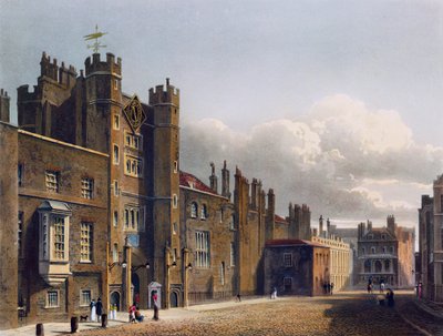 Pałac św. Jakuba, Londyn, 1819 autorstwa Richard Reeve