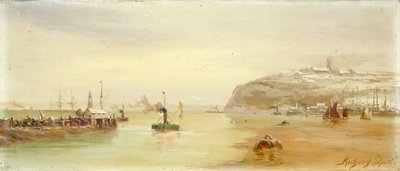 Latarnia morska poza dokiem w Cardiff autorstwa Richard Short