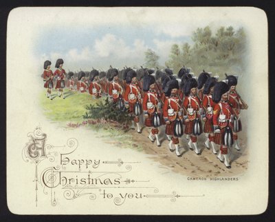 Górale Camerona (chromolitho) autorstwa Richard Simkin