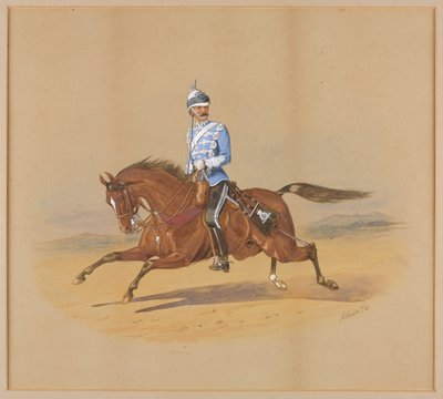 Pułkownik Gervase Francis Newport Tinley, 1. Bombay Lancers autorstwa Richard Simkin
