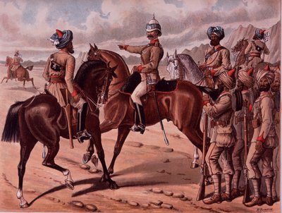 Korpus Przewodników, c.1895 (kolor lito) autorstwa Richard Simkin