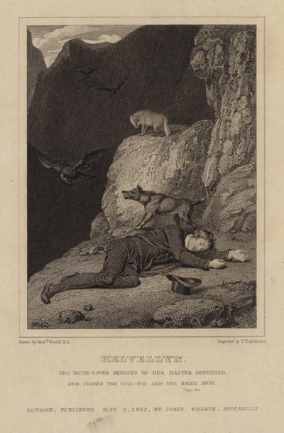 Charles Gough na Helvellyn autorstwa Richard Westall