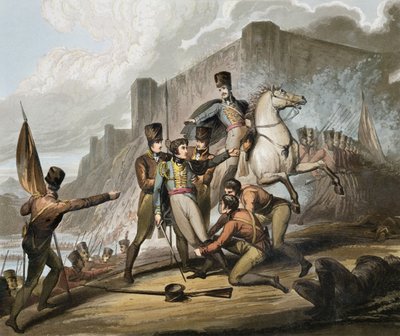 Oporto, z „Zwycięstwa księcia Wellington”, sztych. T. Fielding, wyd. 1819 autorstwa Richard Westall