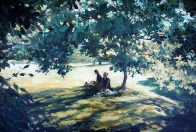 Herbata w ogrodzie autorstwa Richard Willis