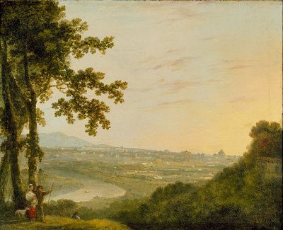 Rzym z Villa Madama, w trakcie lub po 1753 r. autorstwa Richard Wilson