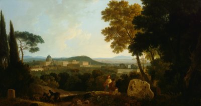 Św. Piotra i Watykan z Janikulum w Rzymie autorstwa Richard Wilson