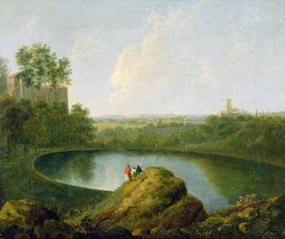 Głowa jeziora Nemi (olej na płótnie) autorstwa Richard Wilson