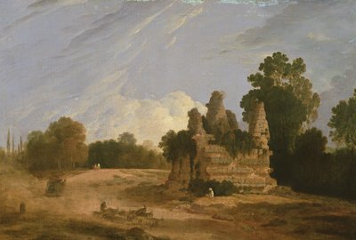 Grób Horatii i Kuriatów (olej na płótnie) autorstwa Richard Wilson