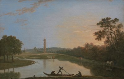 Kew Gardens: Pagoda i most [1985, Cormack, zwięzły katalog YCBA] autorstwa Richard Wilson