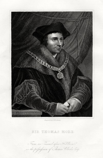 Thomas More, angielski mąż stanu, uczony i święty, XIX w. autorstwa Richard Woodman