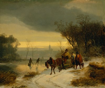 Zimowy krajobraz autorstwa Richard Zimmerman