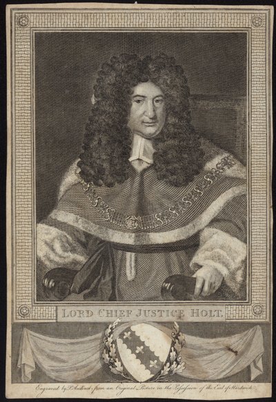 Lord Chief Justice Holt autorstwa Richard van Bleeck