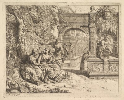 Vertumnus i Pomona. autorstwa Richard van Orley