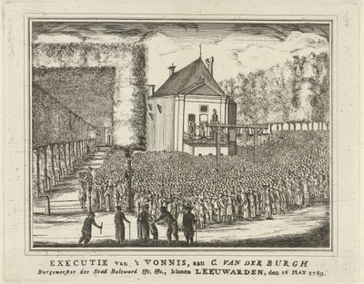 Egzekucja Cornelisa van den Burgha, 1789 Egzekucja 