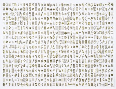 Micrarium nr 10, 2017 (tusz na papierze) autorstwa Rika Newcombe