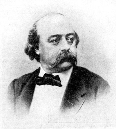 Gustave Flaubert, autor Madame Bovary, 1923. autorstwa Rischgitz Collection