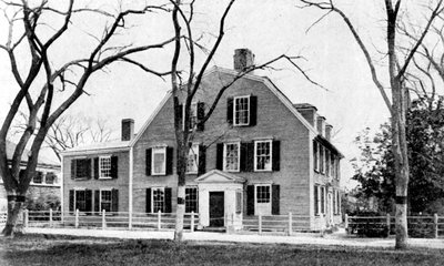 Dom Olivera Wendella Holmesa w Cambridge, Massachusetts, USA, 1923. autorstwa Rischgitz Collection
