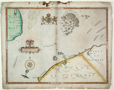 Bitwa pod Gravelines, 8 sierpnia 1588 r. autorstwa Robert (after) Adams