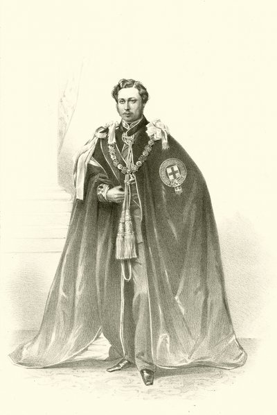 JKW Albert Edward Książę Walii (chromolitho) autorstwa Robert (after) Dudley