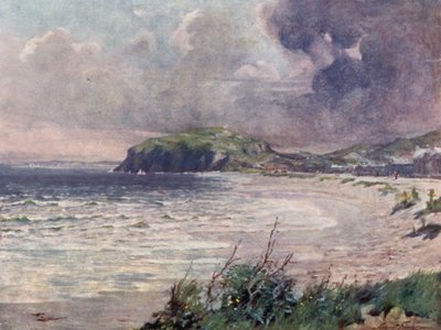 Breezy Morning, Llandudno Bay (litografia kolorowa) autorstwa Robert (after) Fowler