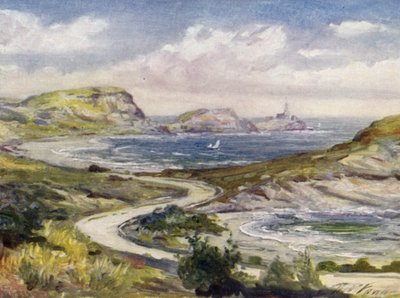 Zobacz w pobliżu Mumbles, Swansea (kolor lito) autorstwa Robert (after) Fowler