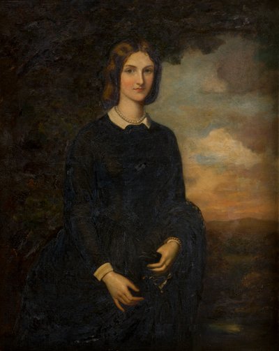 Portret Seliny Weld Forester, hrabiny Bradford (1819-1894), ok. 1839-94 (olej na płótnie) autorstwa Robert (after) Thorburn