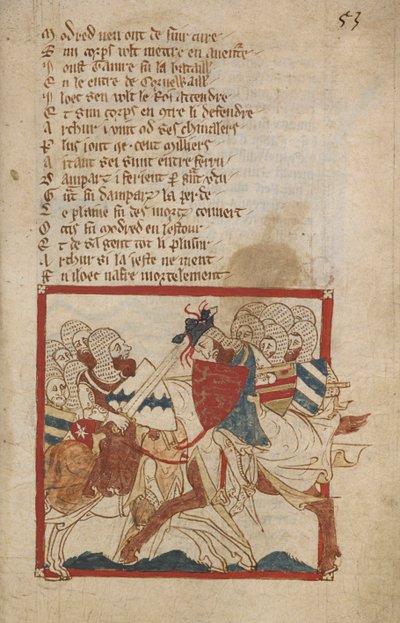 Arthur Mortally Wounded, ilustracja z 
