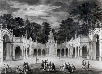 Iluminacje w Buckingham House z okazji urodzin Jerzego III autorstwa Robert Adam