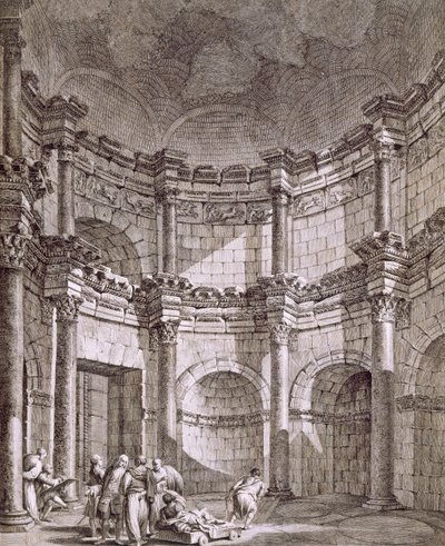 Świątynia Jowisza, wyd. 1764. autorstwa Robert Adam