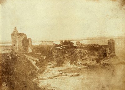 Zdjęcie zamku St. Andrews w Fife, Szkocja. Z Muzeum J. Paula Getty
