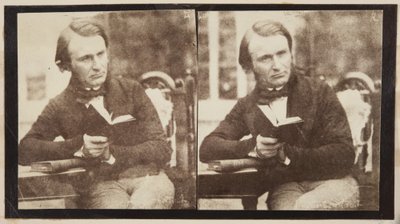 Stereograficzny portret dr Johna Adamsona autorstwa Robert Adamson
