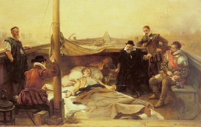 Ostatnie dni Sir Philipa Sidneya (1554-86), 1882 autorstwa Robert Alexander Hillingford