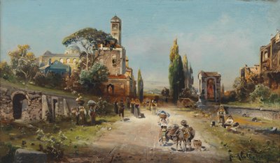 Robert Alott Via Appia 1905 autorstwa Robert Alott